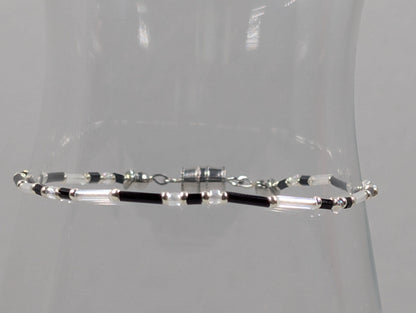 Monochrome Elegance Bracelet