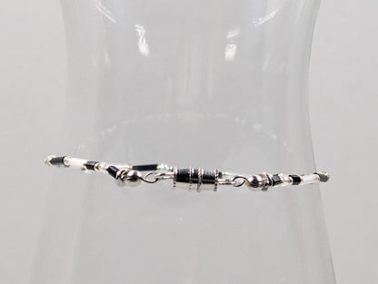 Monochrome Elegance Bracelet