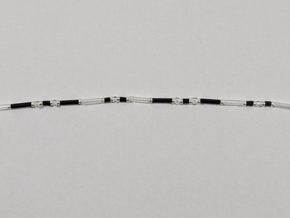 Monochrome Elegance Bracelet