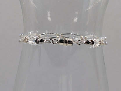 Silver Clear Elegance Bracelet