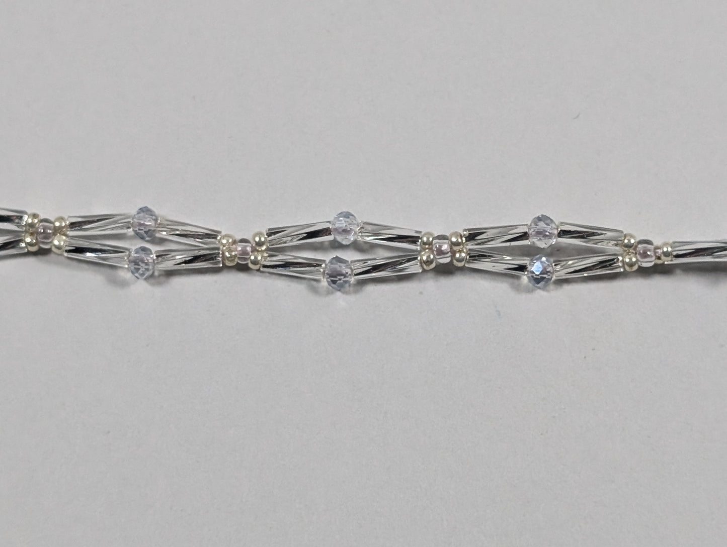 Silver Clear Elegance Bracelet